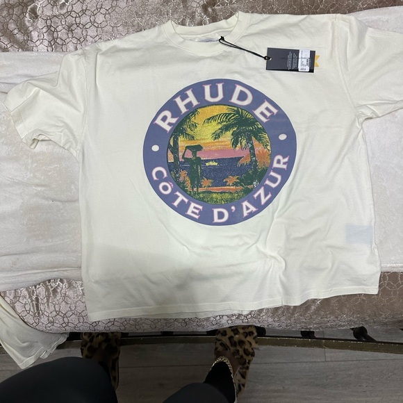 Rhude Off-White Tee - Picture 1 of 7